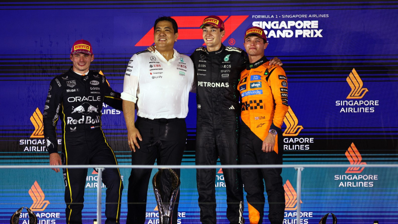 Preview Grande Prémio de Singapura: Domínio de George Russell e Título de Construtores para a McLaren em Corrida Marcada por Contacto entre Piastri e Norris