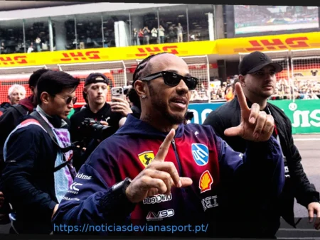 Hamilton compartilha mensagem emocionante após seu primeiro pódio pela Ferrari