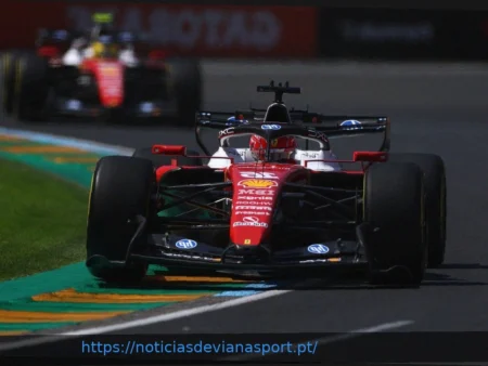 F1 Australian GP 2026: Leclerc Lidera 1º Treino com Ferrari; McLaren e Aston Martin com Problemas